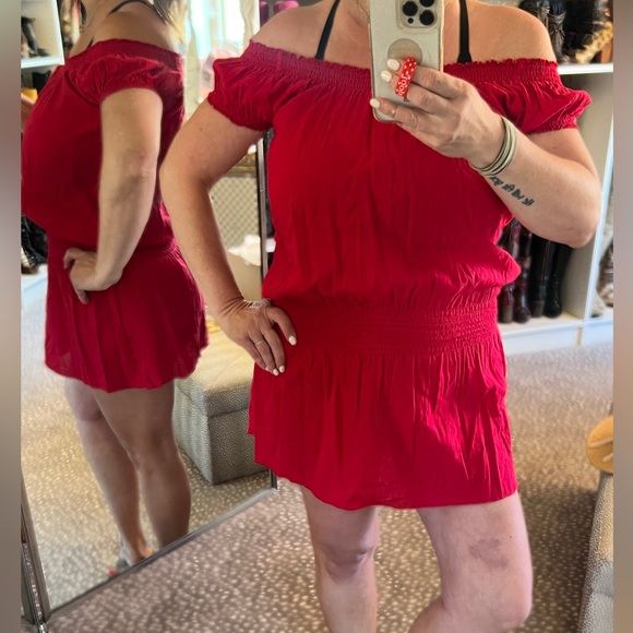 Red Mini Dress - Picture 3 of 3